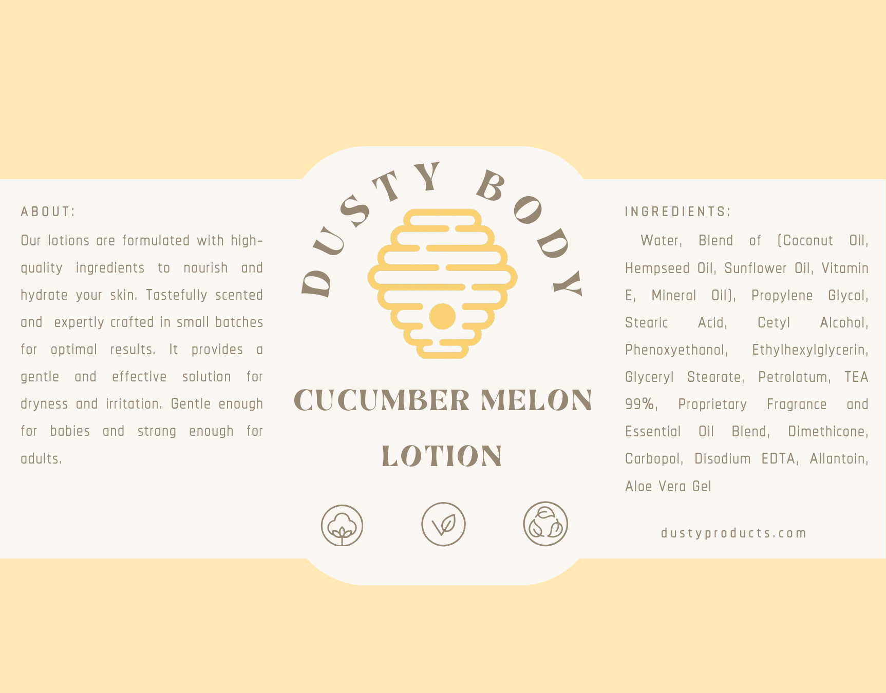 Dusty Body Lotion