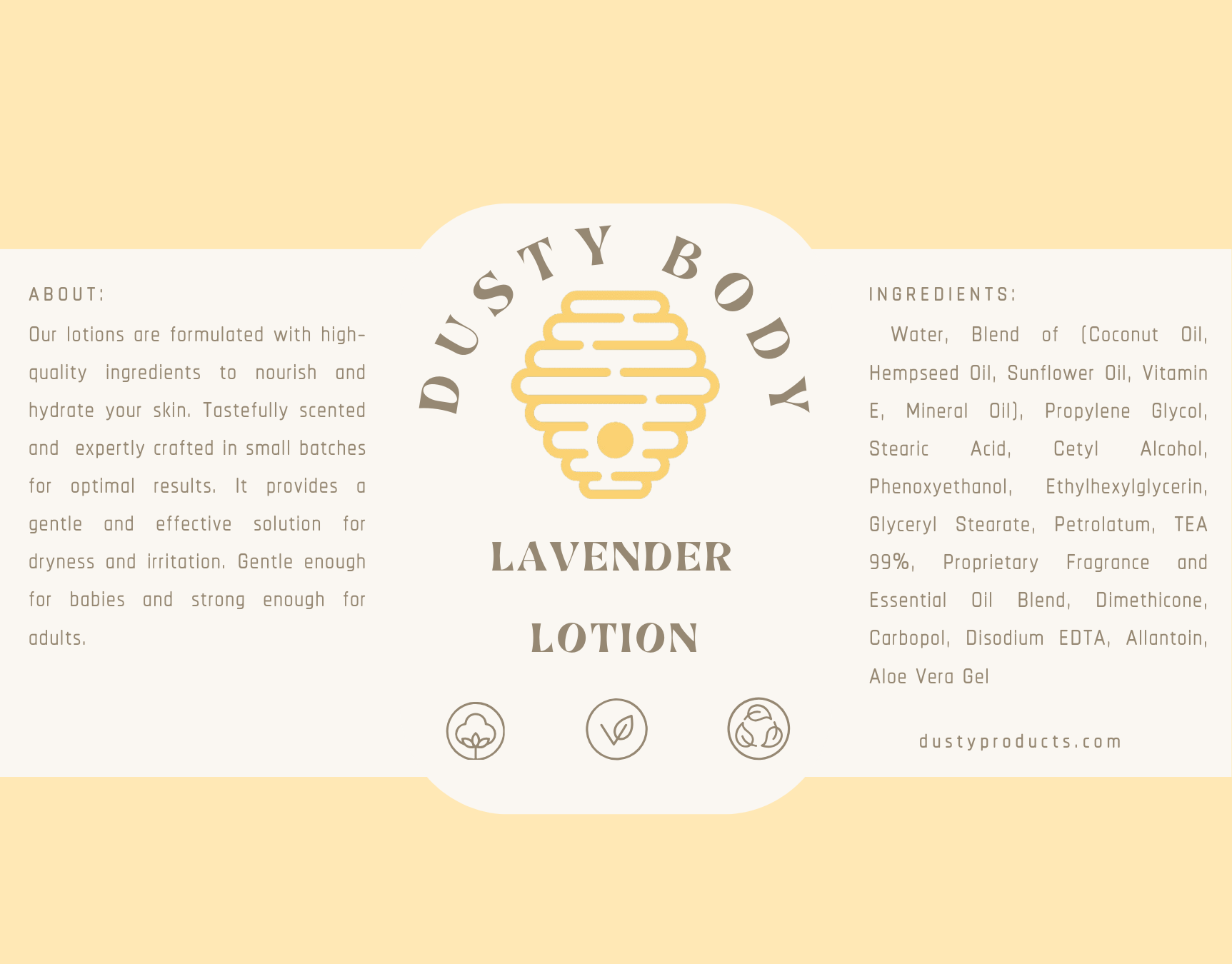 Dusty Body Lotion