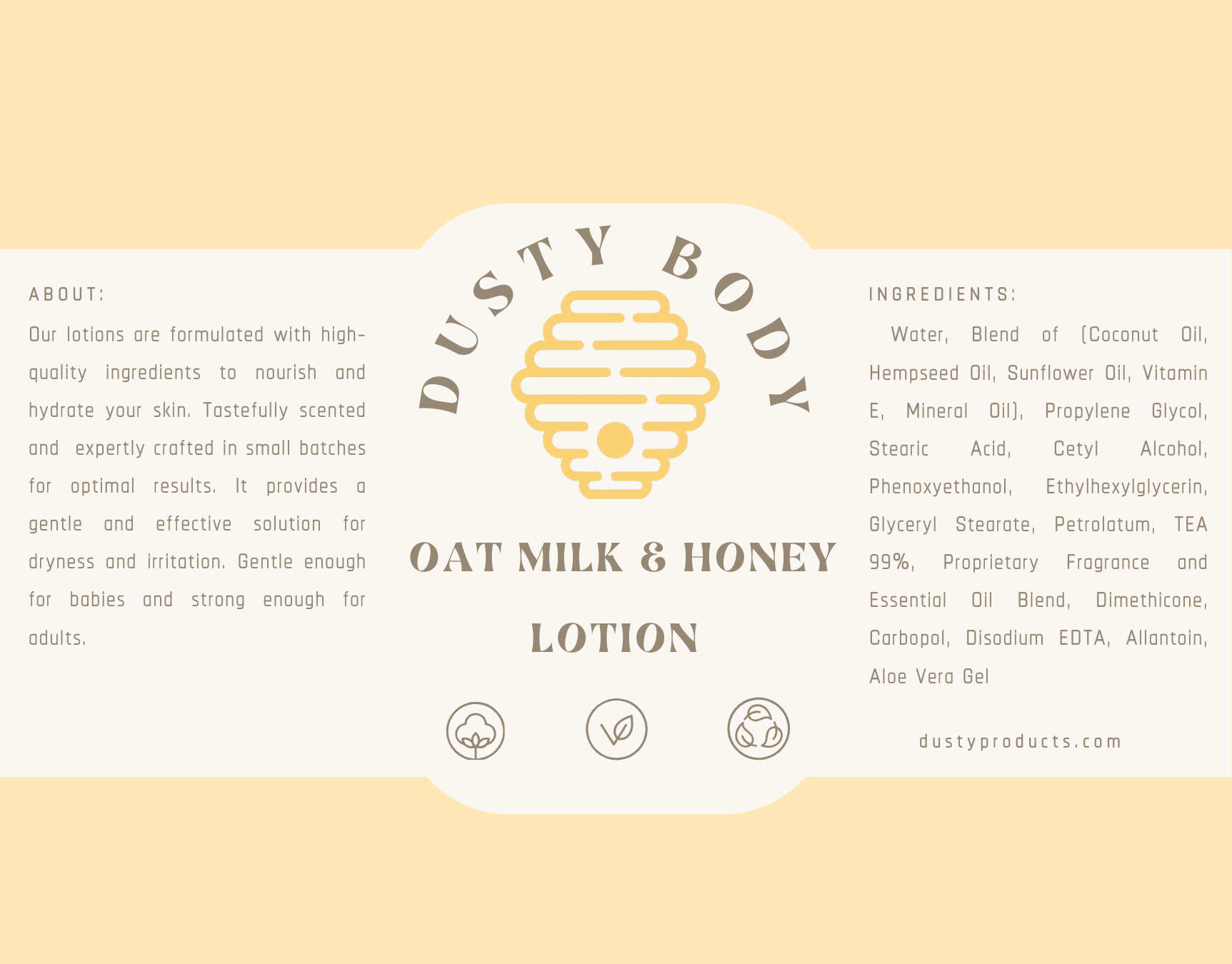 Dusty Body Lotion