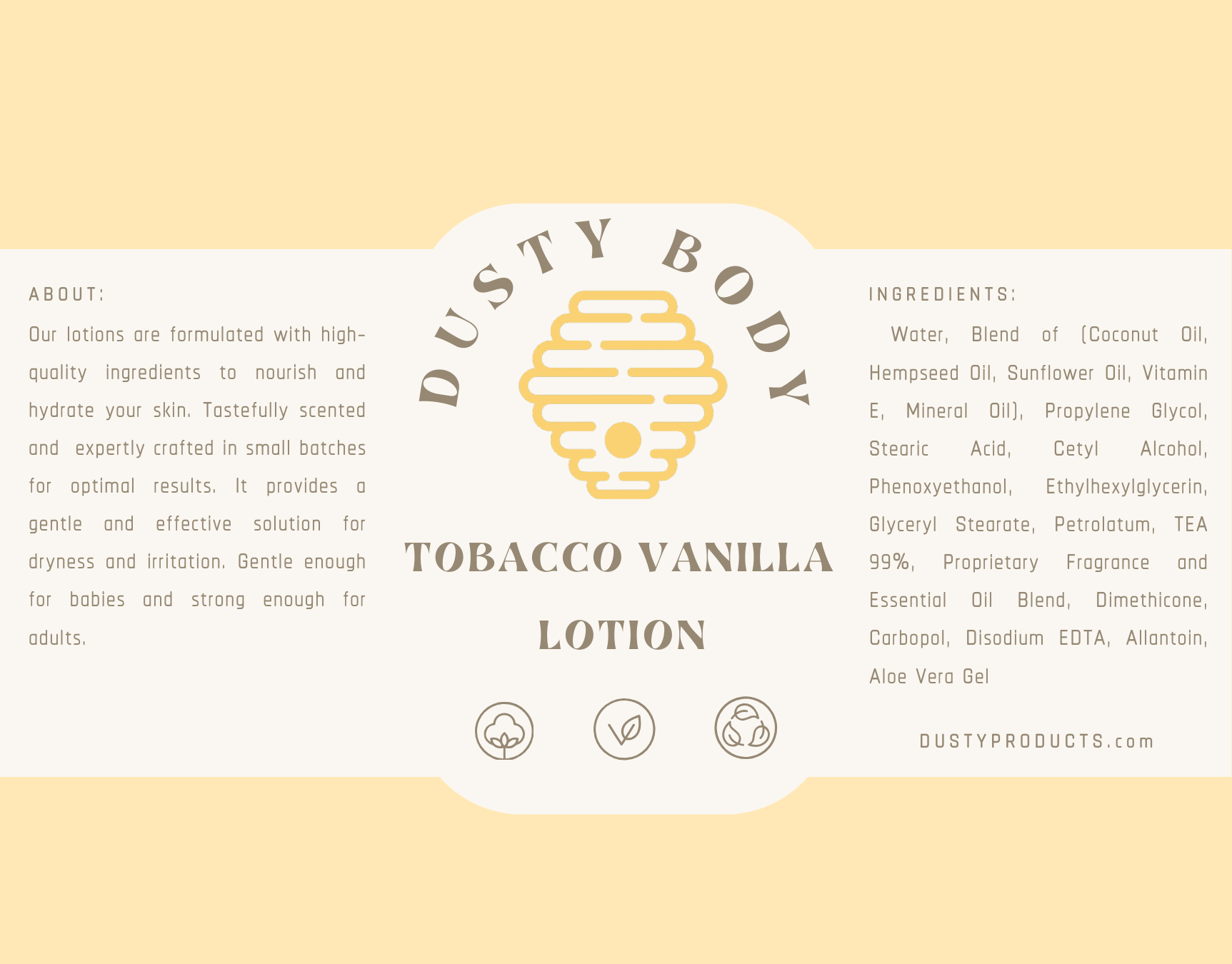Dusty Body Lotion