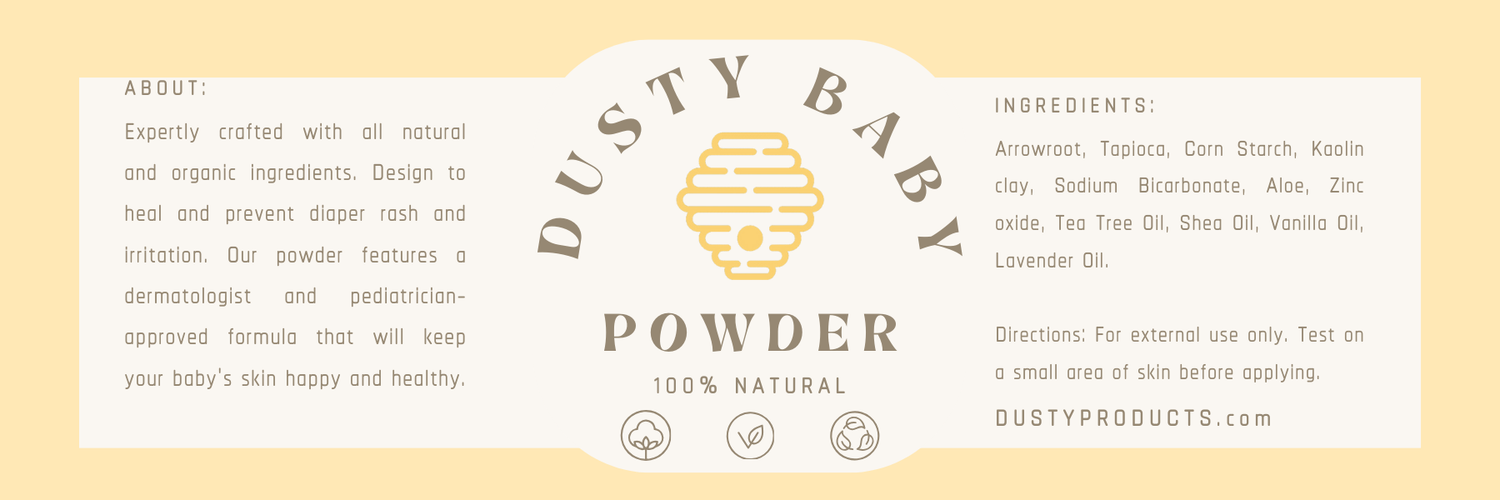 Dusty All-Natural Baby Powder