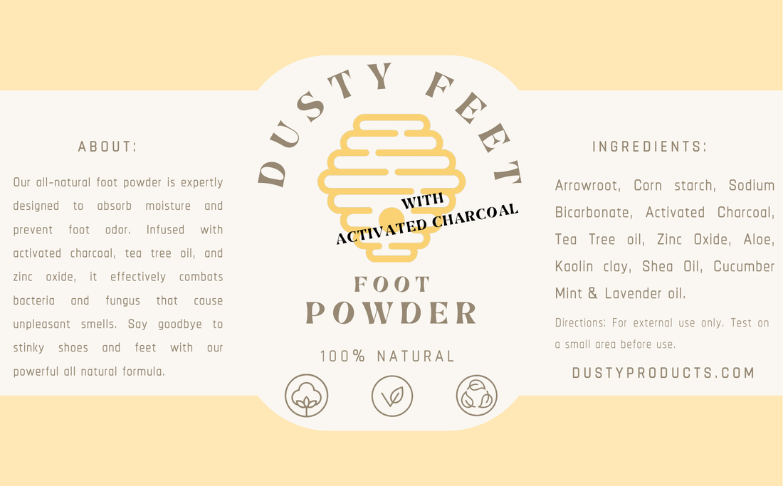 Dusty Odor-Fighting Foot Powder